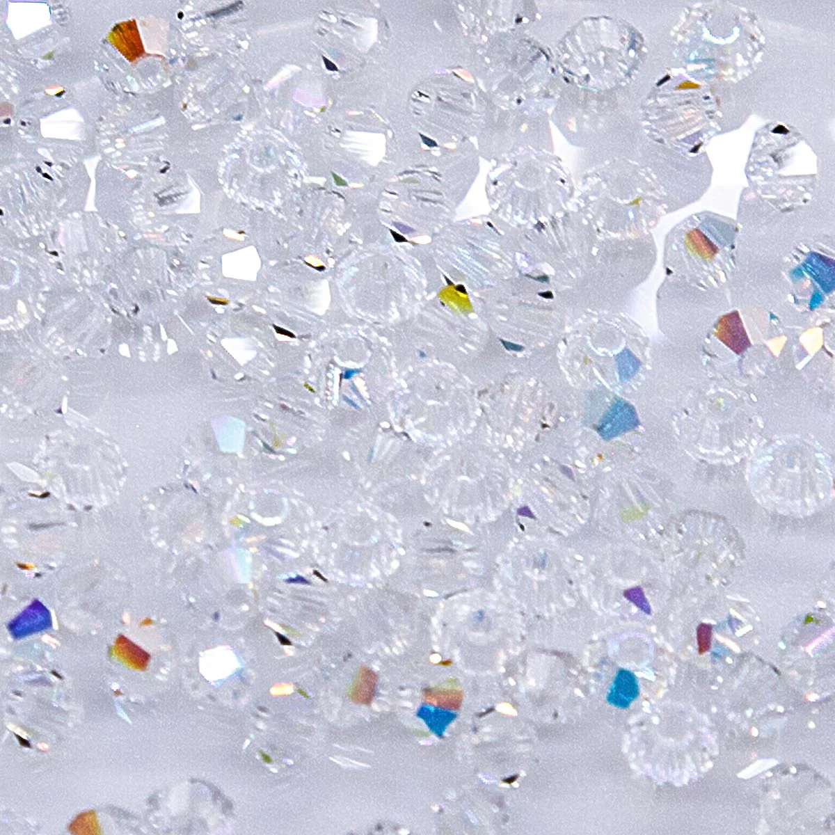 80CC512: Preciosa Crystal Dia Crystal AB 3mm-144PC - Image 2