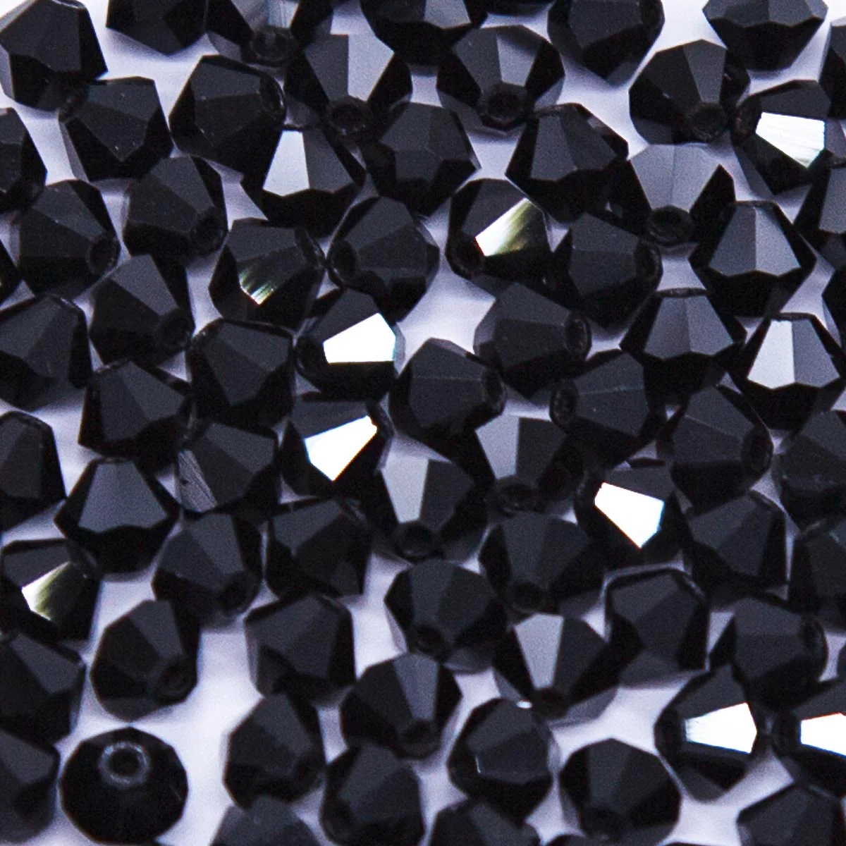 82CC109: Preciosa Crystal Dia Jet 4mm-144PC - Image 2