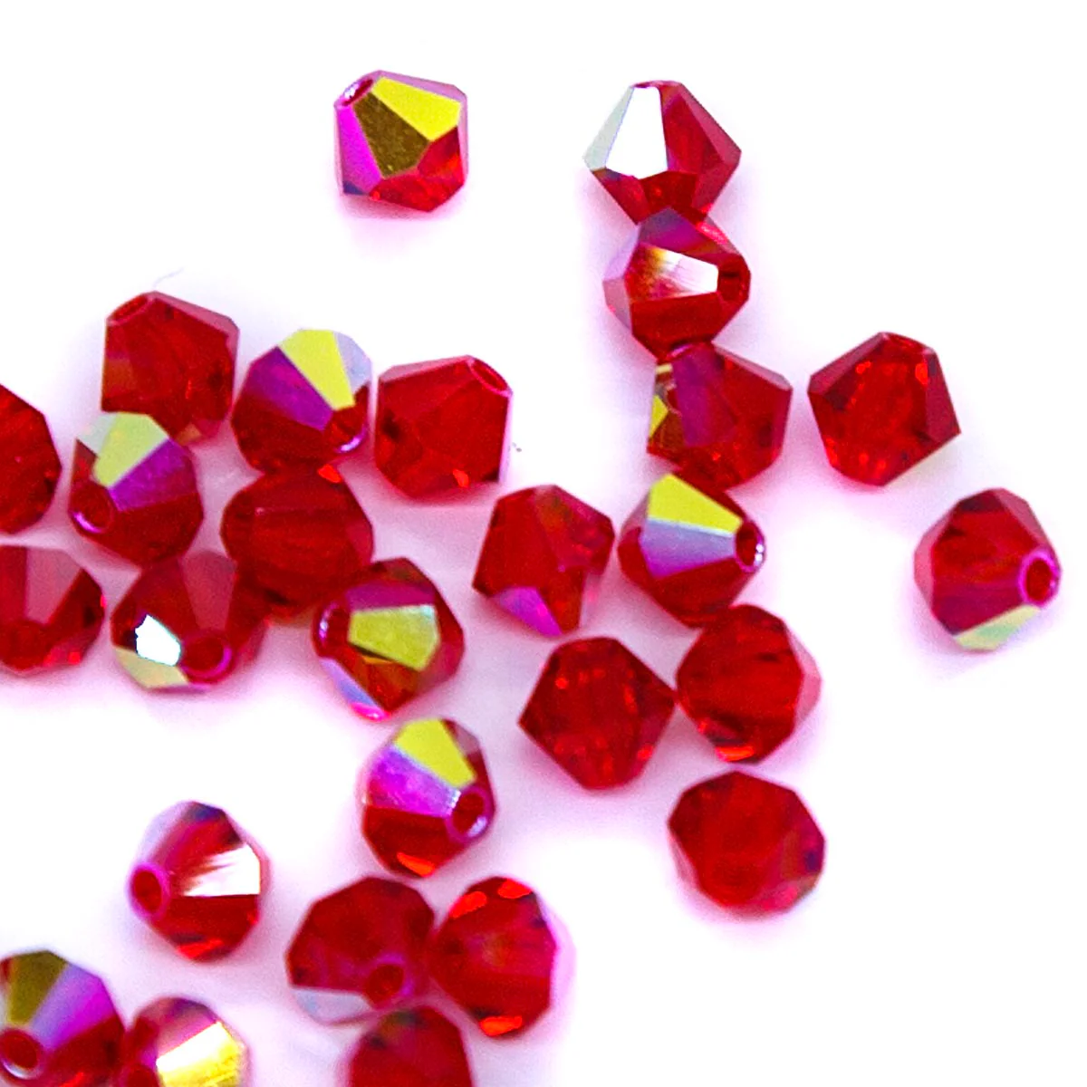 82CC542-FS: Preciosa Crystal Dia Lt Siam Ab2x 4mm 30PC - Image 2
