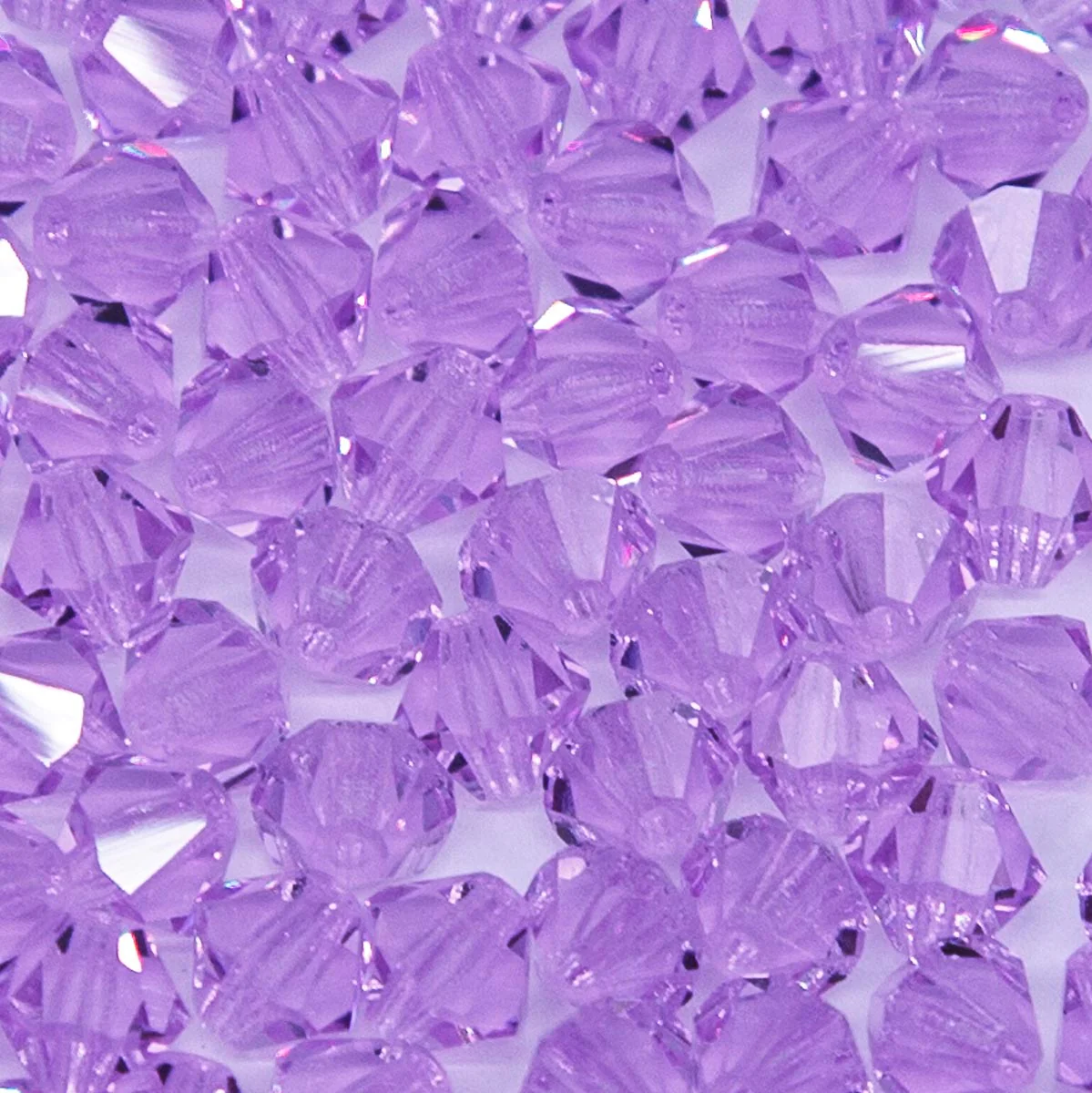 84CC295-V: Preciosa Crystal Dia Violet 5x5mm-144PC - Image 2