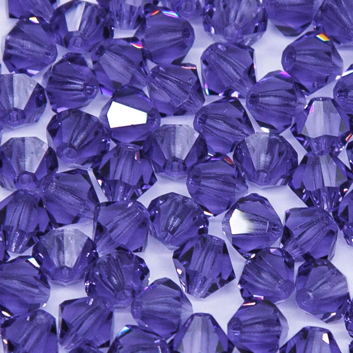 84CC297: Preciosa Crystal Dia Tanzanite 5x5mm-144PC - Image 2
