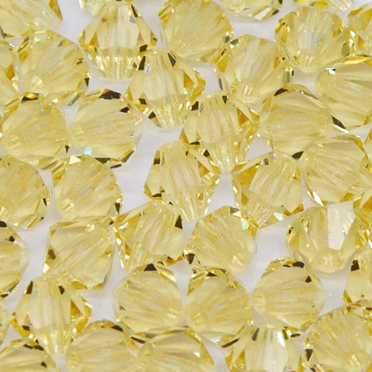 86CC222: Preciosa Crystal Dia Jonquil 6x6mm-72PC - Image 3