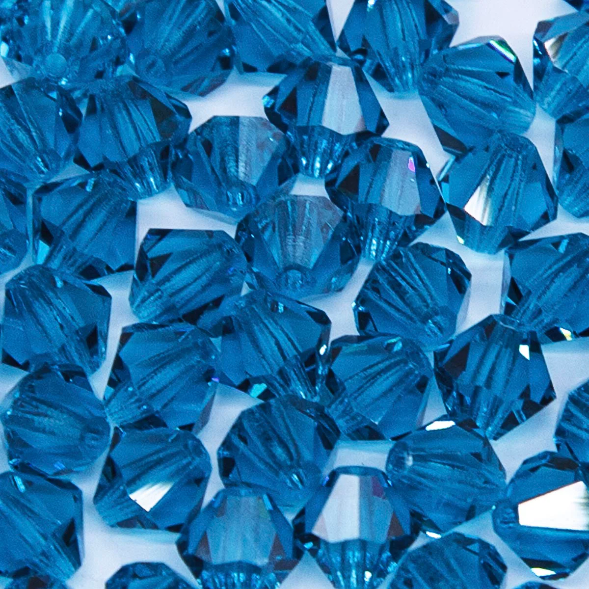 86CC267: Preciosa Crystal Dia Indicolite 6x6mm-72PC - Image 2