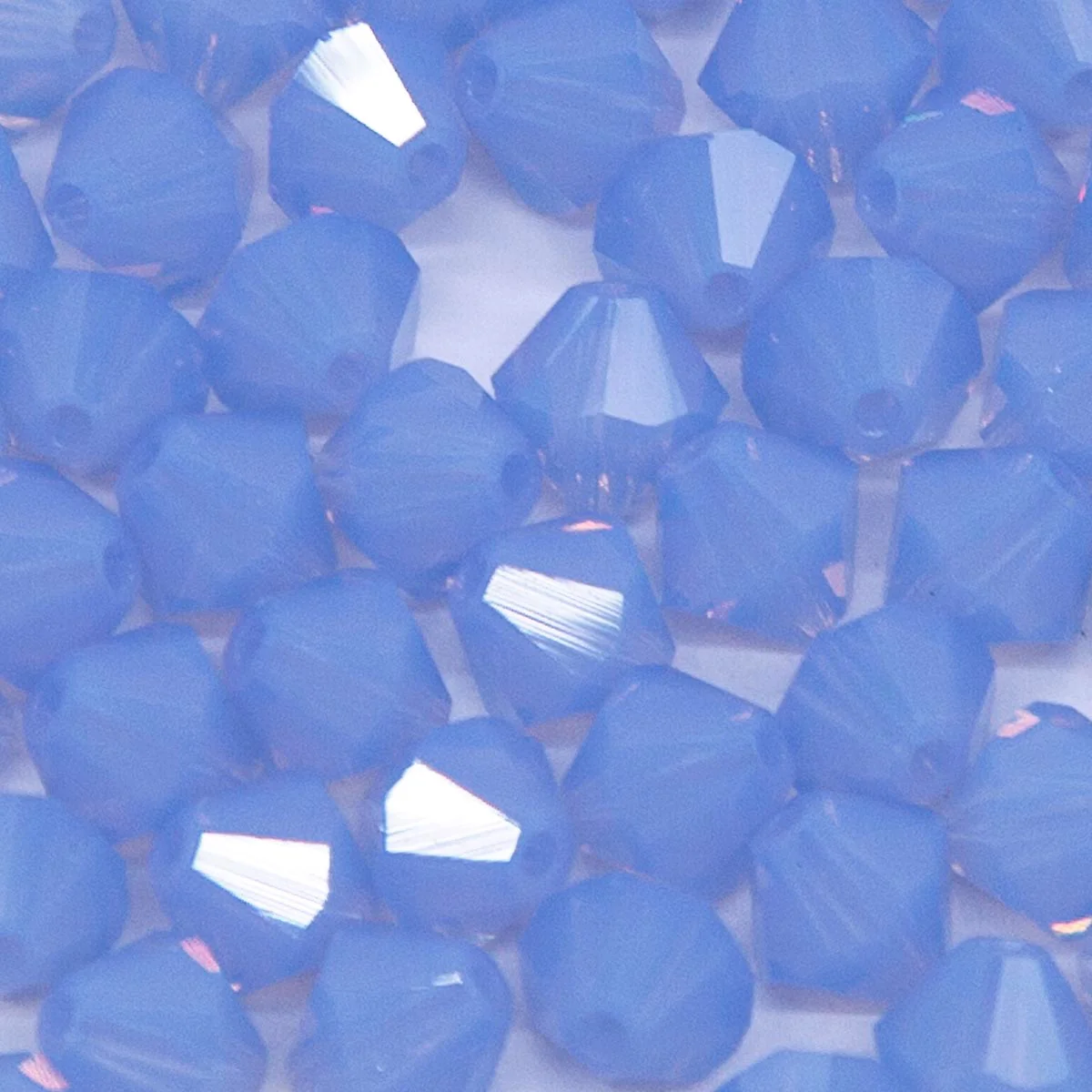 86CC270: Preciosa Crystal Dia Lt Sapphire Opal 6mm-72PC - Image 2