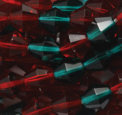 89FC9947: CZ FC Diamond Garnet DK Green Mix 9mm 240PC