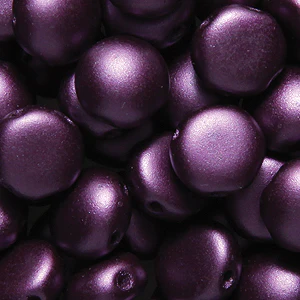 8CA699-P: CZ Candy Two Hole Purple Velvet Pearl 8mm 250PC