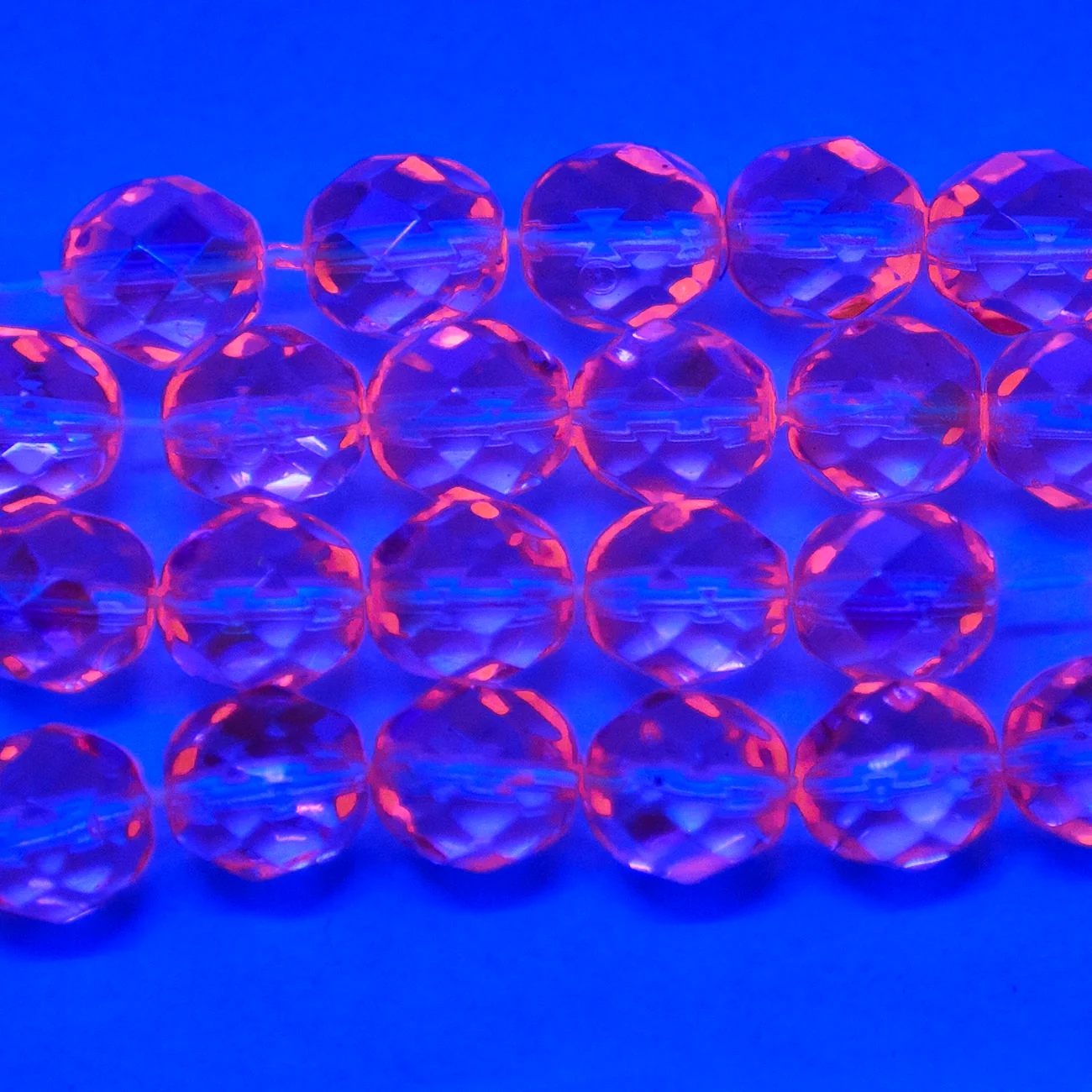 8FC592-C: CZ Rd FC Hot Pink Coated AB 8mm - 150PC - Image 2