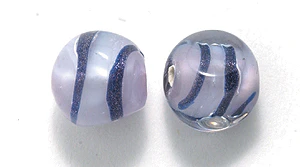 8GC795-DC: CZ Gold Dust Cats Eye Lavender AB 8mm 1PC