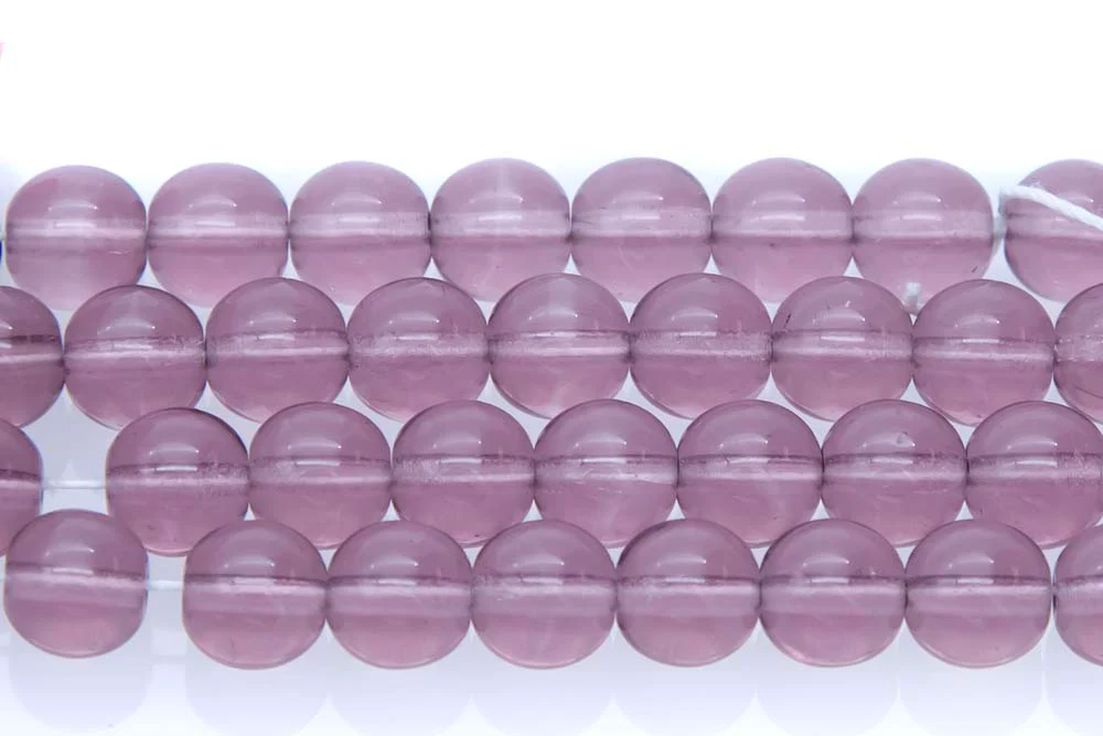 8RD296: CZ Round Light Amethyst 8mm - 300 PC - Image 2