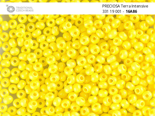 8SB122-IT: CZ Seed Bead Terra Intensive Yellow 8/0 3HK - Image 2