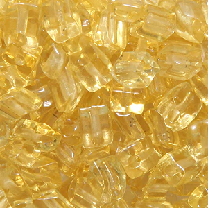 92SV251-2: Vintage Venetian Trap Transparent Goldenrod #2 5mm Average 500 Grams