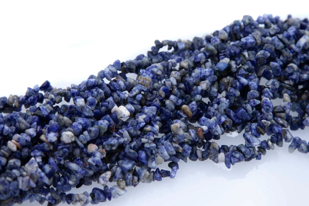 99ST409-N: 8-12mm Demin Lapis chips 36" - Image 2