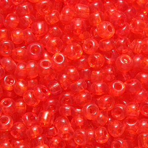 9EP236-2: Vintage French Transparent Medium Dark Orange#2 9/0 250GM - Image 2
