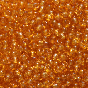 9EP254-1: Vintage French Transparent Medium  Topaz#1 9/0 250GM - Image 2