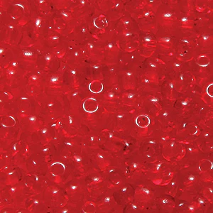 9SV244-4R: Vintage Venetian Transparent Ruby Red #4 9/0 50 Gram Bag