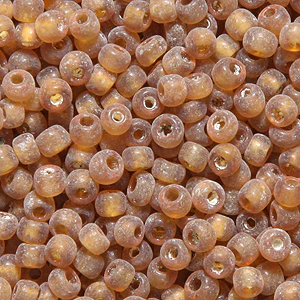 9SV253-13: Vintage Venetian Transparent Gold #13 Frosted 9/0 500 Grams - Image 2