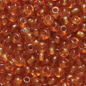 9SV254-2R: Vintage Venetian Transparent Raw Sienna #2 9/0 50 Gram Bag - Image 2