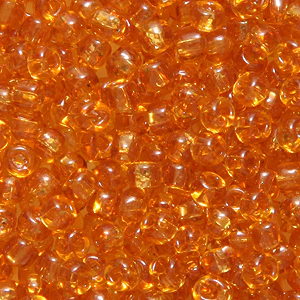 9SV254-3: Vintage Venetian Transparent Raw Sienna #3 SQ Hole 9/0 - 500 Grams - Image 2