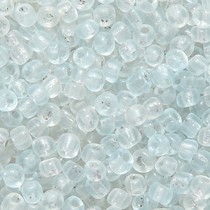 9SV271-50R: Vintage Venetian Transparent Blue #50 Frosted 9/0 50 Gram Bag - Image 2
