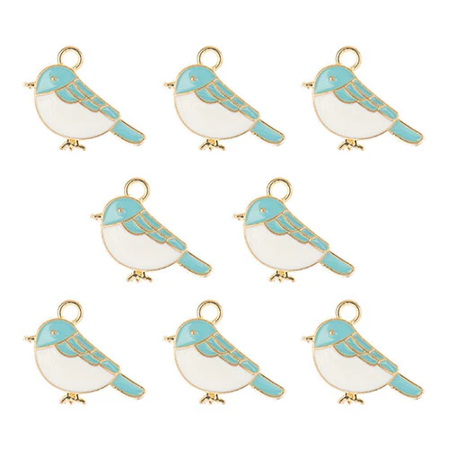 DZ0467-021: Zinc Charm 15x13mm Birdie 8PPK - Image 2