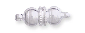FI115-MST: Clasp Magnetic Rounded 6x16mm Bright SIL 1SE