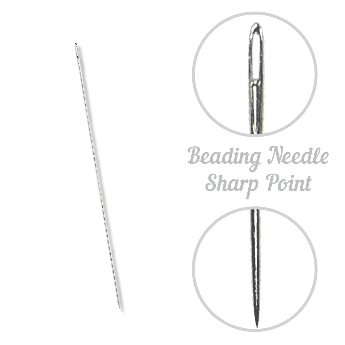 1FI280-12: Needle John James Short Beading #12 L4322-12S 25PC - Image 2