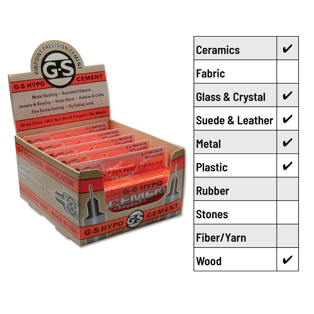 FI406: Hypo Cement/glue For Bead Tips 1/3 oz GROUND SHIP ONLY - Image 2