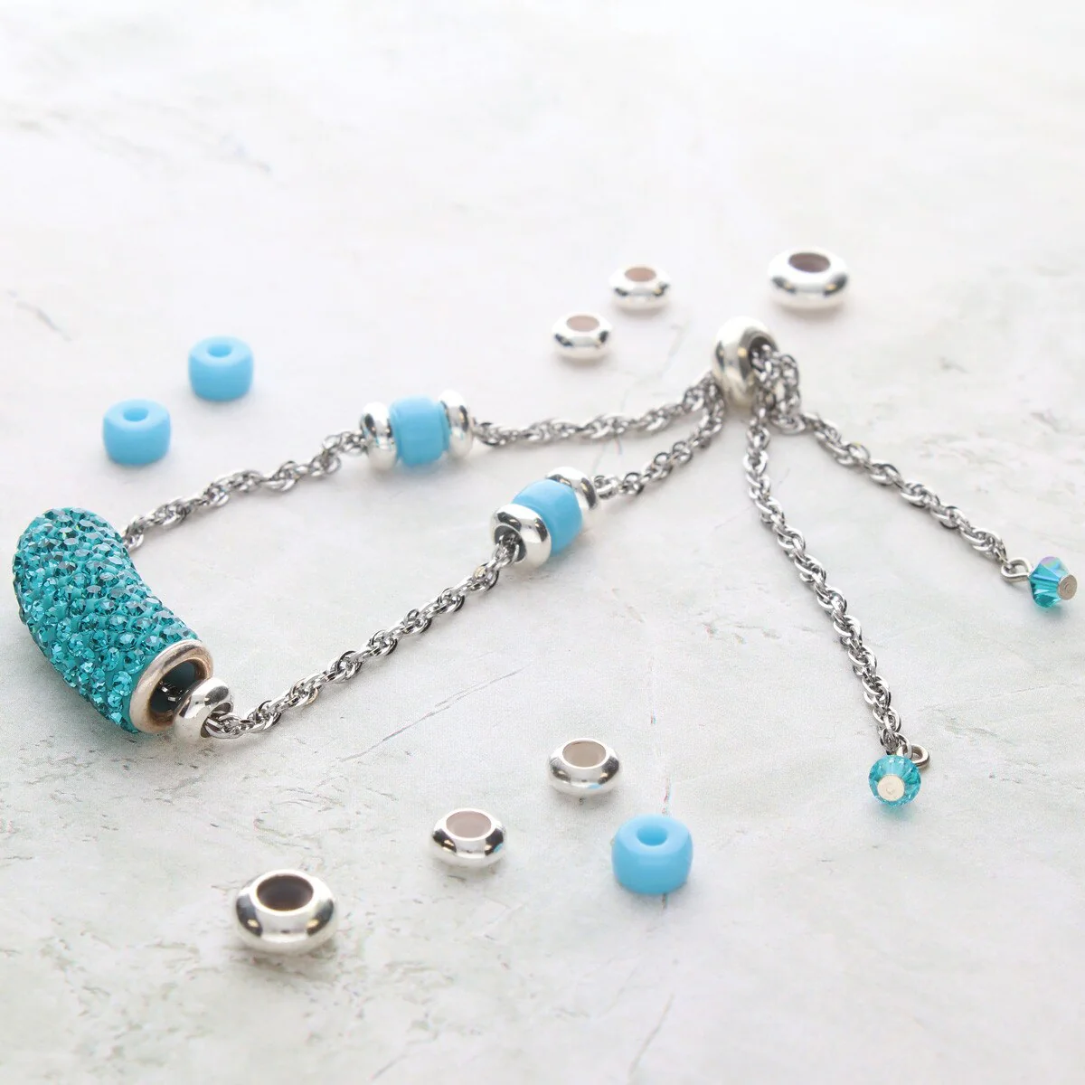 FI999-009MX: Silicone Stopper Beads/Slide on Clasp Asst 30PPK - Image 4