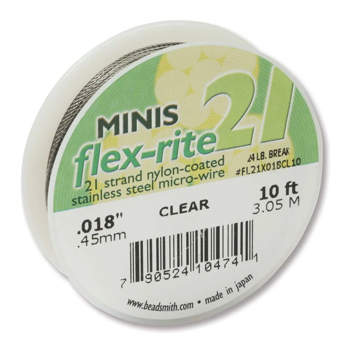 FI999-950KIT: Crimp Tube 2x2mm 125PCx4 Color + .018 Beading Wire 21STR 10FT - Image 3