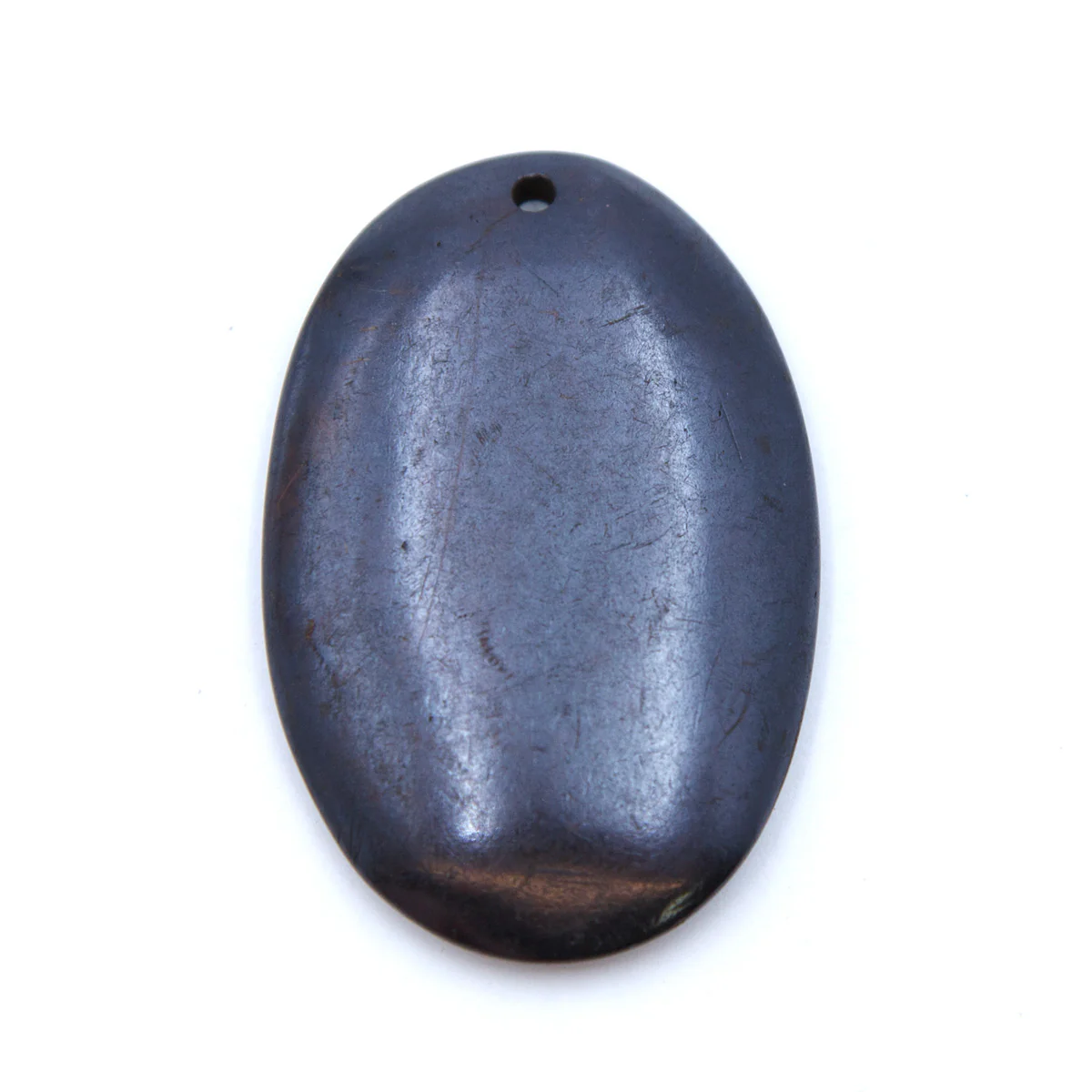 IN118-5B3: Bone Dark Brown Oval Tab 30x46mm Average 6 Pieces - Image 2