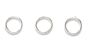 JRS06SP: Soldered Jump Ring 6mm SPL 19GA 144PC - Image 2