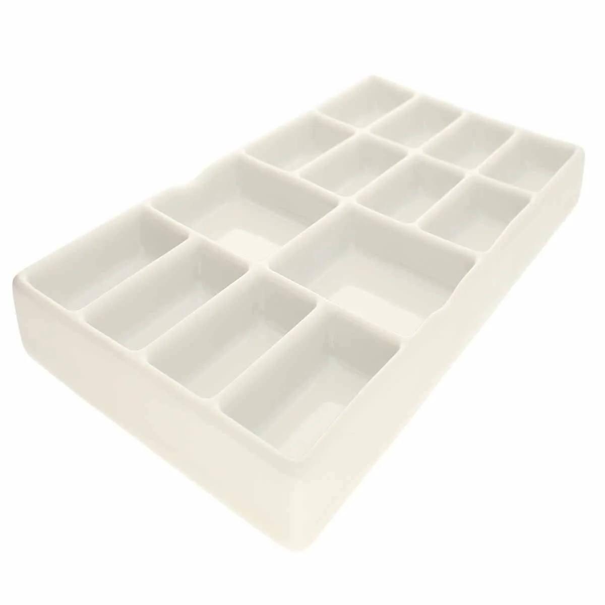 MS59-151: Ceramic Bead Tray 7.5X4.1X.6 Inches 14 Sections - Image 2