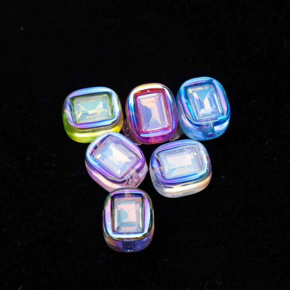 PL206-RAB: Acrylic FC Gem RECT 11x14mm 2.5mm ID - 6PPK - Image 2