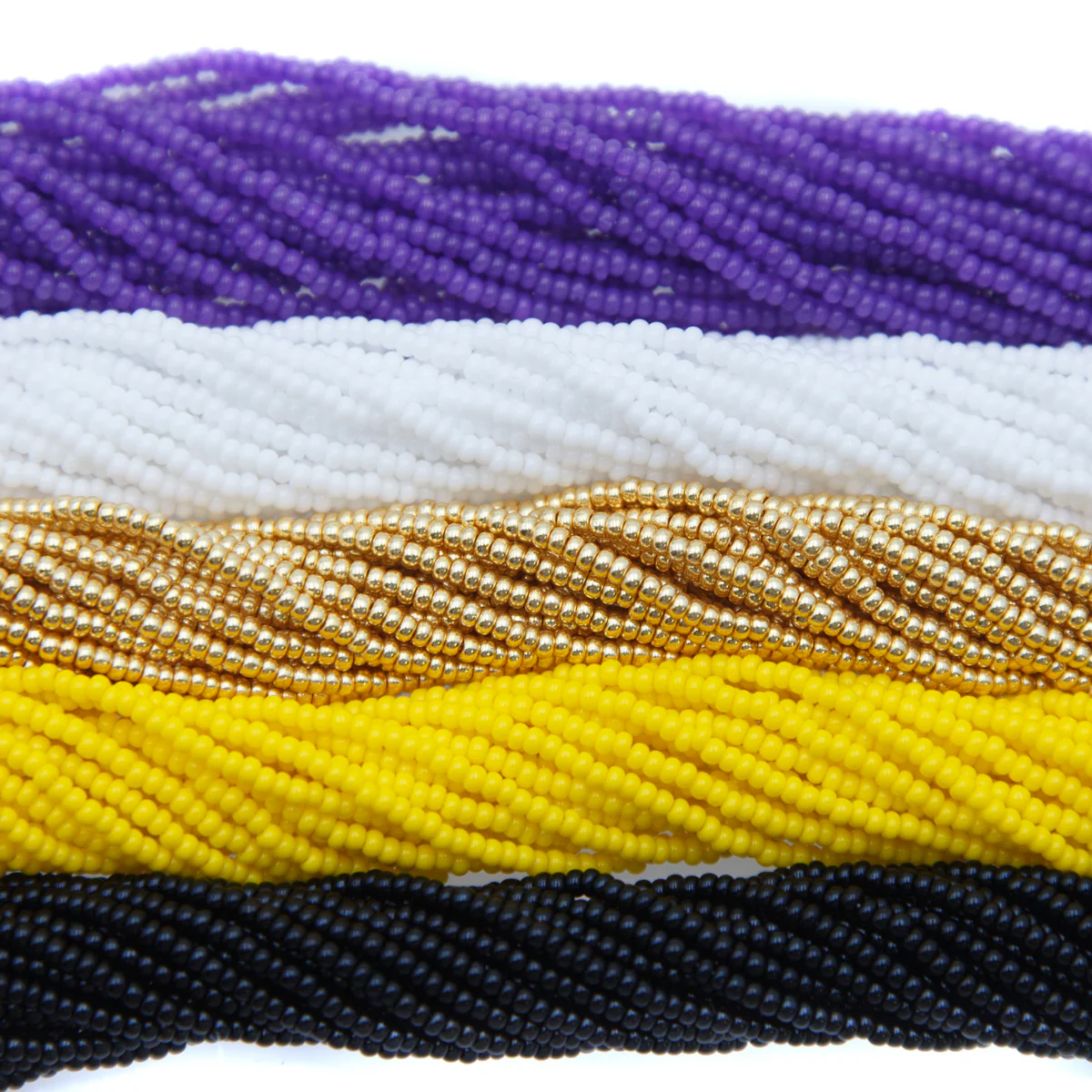 SB999-MX62: Czech Seed Bead Go Team 11/0 5 colors - Image 2