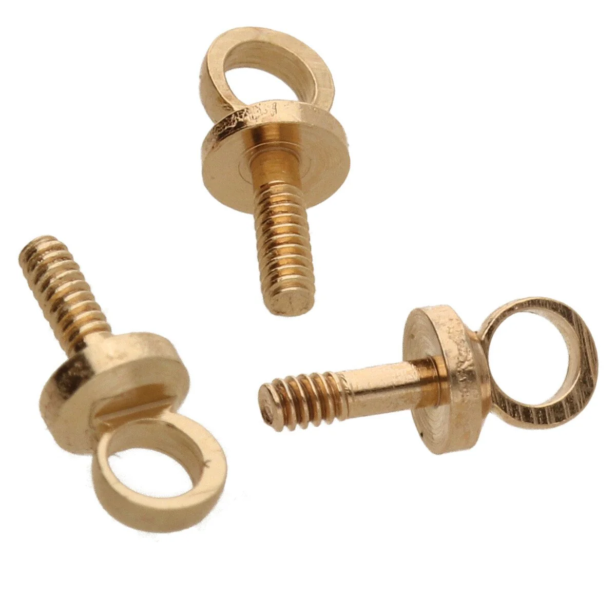FI395-G: Screw Pegs Gold 6mm - 144PPK
