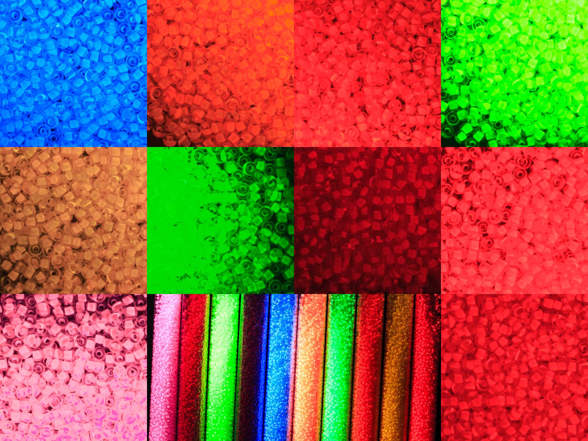 SDB999-MX1: Miyuki 11/0 ROUND Luminous Neons 24-25GM Ea - Image 2
