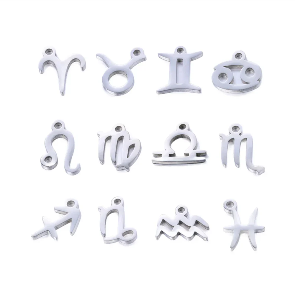 SNC10-SN8: Stainless Steel Zodiac Charm - Scorpio - 9.5mm - 2PPK - Image 2